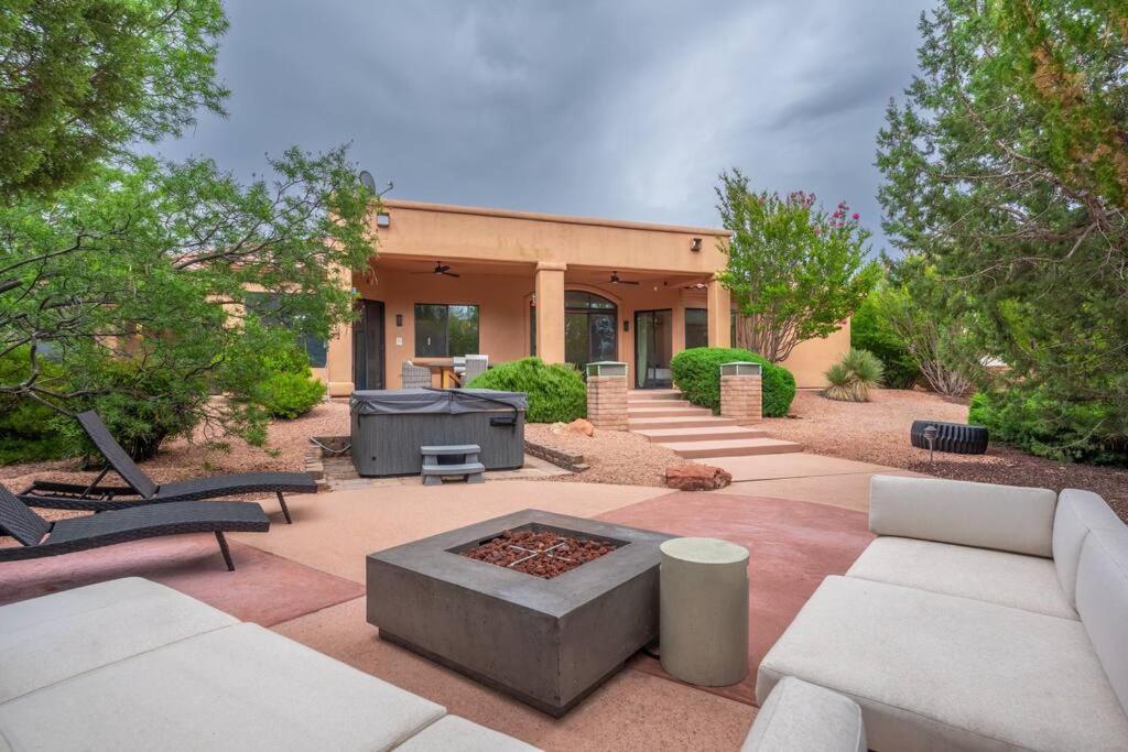 Amazing Luxury Home With Hot Tub & Views Sedona Exterior foto